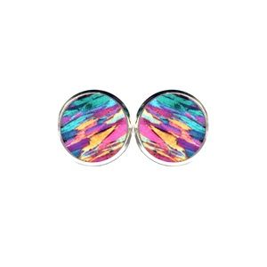 Rainbow Stone Earrings
